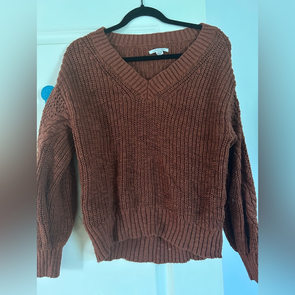 Rust Color AEO Sweater